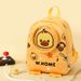 Children's kindergarten schoolbag girl boy baby 1-3-6 years old lightweight cute little yellow duck backpack_desvips.com