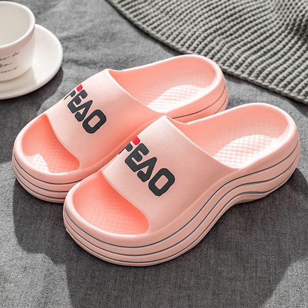 Poop Feeg Sandals, Summ, Bathroom, Bathing, Non-slip, Platform, Heightening, Home Slipps, Outdoor Wear, Women's_desvips.com