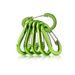 6pcs Mountaineering Buckle, Steel Small Carabiner Clips, Fishing Climbing Acessories, Outdoor Camping Multi Tool_desvips.com