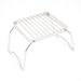 Outdoor Stainless Steel Burner Stand, Portable Folding Barbecue Rack New Model_desvips.com