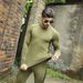 Men's Clothing outdoor tactical fleece thermal underwear set quick drying cycling fitness tight functional underwear sports suit_desvips.com