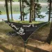 Outdoor Camping Hanging Bed Triangle Portable Multi Person Aerial Mat Travel Convenient Sleep Hammock Bed_desvips.com