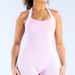 Women's Seamless Sports Fitness Vest Halter Neck Quick Drying Padded Bra Yoga Vest Broadband Fitness Workout Top_desvips.com