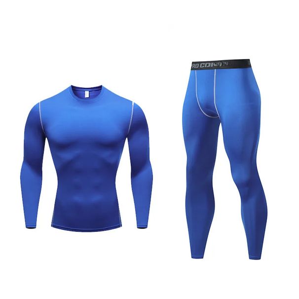 Men's Quick Dry Sports Suit Breathable Sweat Absorbent Elasticity Training Apparel Basketball Running Compression_desvips.com
