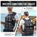 Fishing Tackle Backpack With Rod Holder 40L With Cooler Fishing Tackle Bag Fishing Equipment_desvips.com