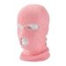 Sports Face Masks Three Hole Wool Knitted Hat Sports Face Mask Winter Mask Winter Warm Headgear Men's Ski Cold Proof Cycling Mask_desvips.com