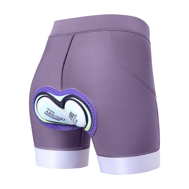 NOKO-ARSUXEO New Cycling Underwear Women's Sports Fitness Three-quarter Shorts Comfortable Summer Tights High Elastic Breathable Sweat-absorbent_desvips.com