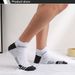 5 Pairs Ankle Marathon Running Men Women Summer Cotton Striped Professional Fitness Casual Athletic Sport Short Socks_desvips.com
