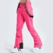 001 Gsousnow For Women Windproof Waterproof Thickened Warm Ski Suit Snowboard Snow Pants With Straps_desvips.com