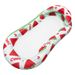 Eco-Friendly Inflatable Floating Lounge Chair With Mesh Seat & Headrest - Thickened Single Pool Float (Watermelon Design Quick-Dry & Portable)_desvips.com
