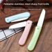 Stainless Steel Folding Knife, Multifunctional Household Kitchen Food Preparation Fruit Cutting, Portable Dining Knife_desvips.com