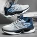 Low MOQ Customize Men Luminous Fashion Casual Sneakers Soft Sole Blank Mesh Breathable Sports Running Shoes For Man_desvips.com