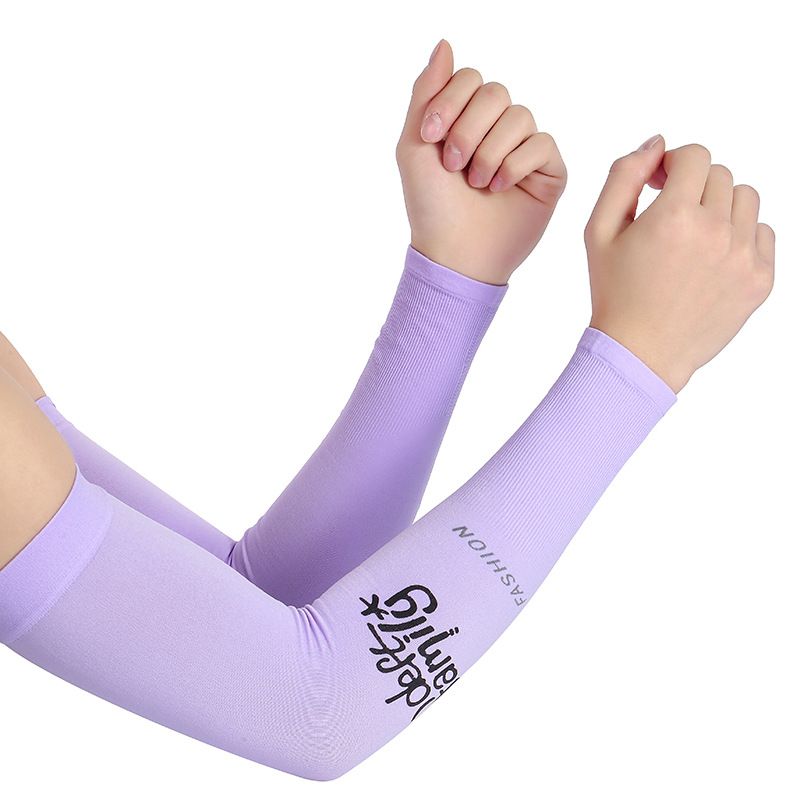 Cycling Gloves Popular Running Men's Same Style Ice Silk Sun Protection Sleeves Outdoor Cycling Driving Gloves Arm Sleeves_desvips.com