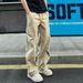 001 2025 American Quick-Dry Ice Silk Cargo For Men Summer Wrinkled Patchwork Outdoor Hiking Pants Light Mature Casual Style_desvips.com