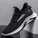 2025 Spring And Autumn New Breathable Korean Style Trendy Canvas Casual Lightweight Non-Slip Running Sports Men's Shoes_desvips.com