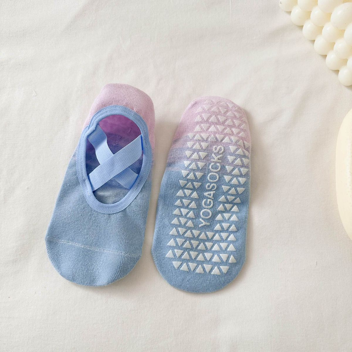 Yoga Socks Anti Slip Silicone Gradient Color Short Boat Socks For Summer Fitness & Body Building_desvips.com