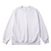 Fall/Winter 2025, 1230 Models, 300g Solid Color Loose-fitting Durable Composite Milk Silk Crew Neck Pullover Sweatshirt_desvips.com