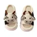 Cute Cartoon Milk Cow Cotton Slippers Soft Thick Sole Open Toe Indoor Slides For Men And Women Autumn Winter Shoes_desvips.com