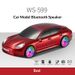 Bluetooth Car Model Speaker With RGB Lights, Portable Wireless Bass Stereo Speaker With FM Radio, TF Card, USB, AUX And TWS_desvips.com
