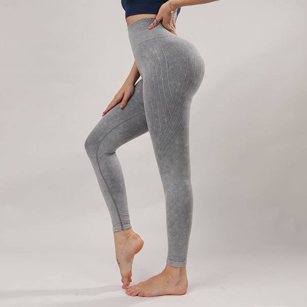 High Waist Tummy Control Yoga Elastic Quick-Dry Peach Lift Fitness Shaping Outdoor Sports Long Pants For Women_desvips.com