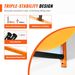 VEVOR Rack, 4-Capacity Wall Mounted Holders Canoe Paddle Board, Storage Hooks With Adjustable Padded Arms, 400 LBS Load_desvips.com