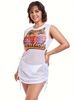 New Plus Size Swimsuit Bikini For Women Long Sunblock Veil Three-piece Swimsuit_desvips.com