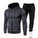 New Autumn Winter Men's Sports Fitness Casual Fashion Sweatshirt Set Fleece Printed Hoodie_desvips.com