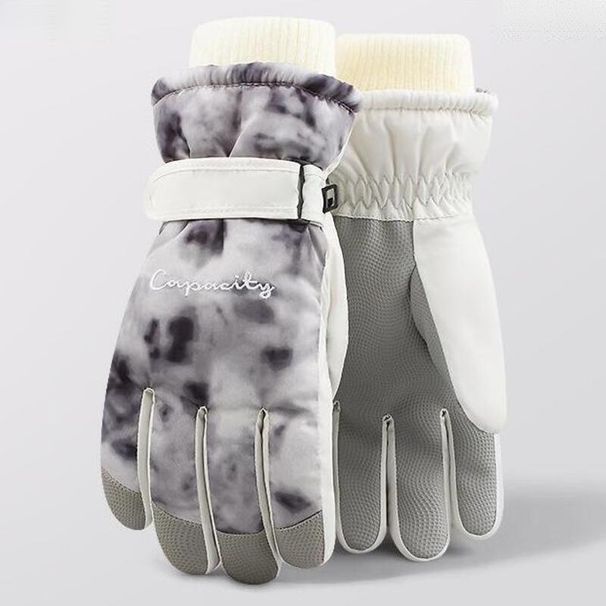 Warm, Cold-proof, Frost-resistant, Fleece-lined, Thickened Electric Bike For Men And Women, Winter Student Outdoor Cycling Skiing Gloves_desvips.com