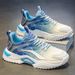 Spring New Versatile Casual Fashion Thick-Soled Dad Student Running Sports Trendy Breathable Men's Shoes_desvips.com