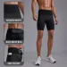 (S-3XL)Men Compression Marathon Running With Waist Pack Quick Dry Trainning Exercise Fitness Sport Tight Shorts_desvips.com