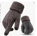 Double-Layer Thickened Autumn And Winter Touchscreen Fleece Chenille Outdoor Cycling Warm Two-Layer_desvips.com