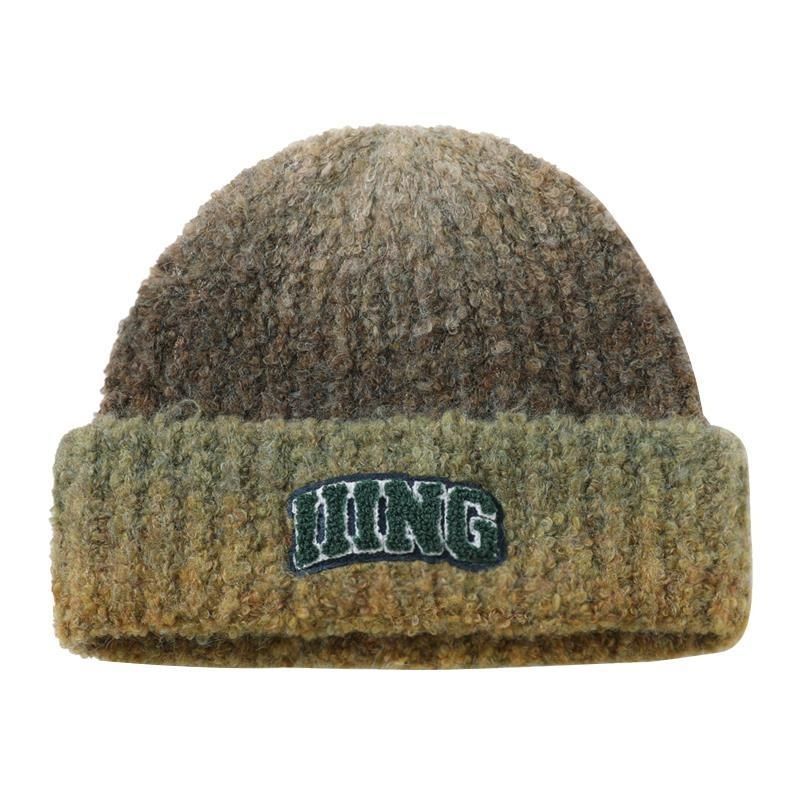 Wool Blend Retro Gradient Embroidered Knitted Women, Autumn And Winter Warmth, Cold Protection, Versatile Couple's Knit_desvips.com