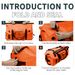 80L Large Waterproof Dry Bag With Roll-Top Closure, Heavy Duty Fishing Duffel Bag Featuring Durable Straps And Handles For Kayaking, Paddle Boarding,_desvips.com