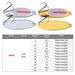 Long Casting Shiny Sinking Bait Freshwater Fishing Lure With Barbed Feather Hook 3G-60G Gold Silver_desvips.com