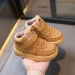 Winter Warm Kids High Top Children Tennis Girl Boy Sport Shoes Toddler Running Sneakers Trainers Sizes 21 - 30_desvips.com