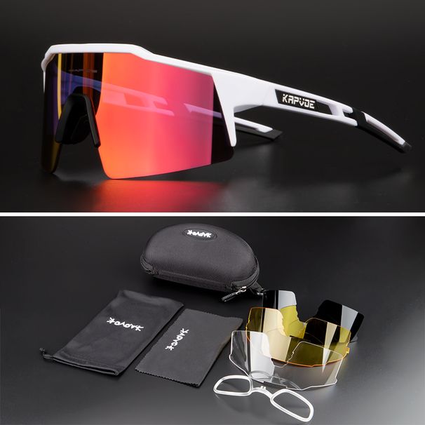 Men Women Cycling Polarized 4 Lens Sunglasses Road Bike Sport Glasses Bicycle MTB Goggle Outdoor Racing Driving Fishing_desvips.com