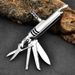 Portable 11 In 1 Fold Pocket Knife Carry Around Multifunction Outdoor Emergency Tools Stainless Steel Bottle Opener Cork_desvips.com
