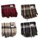 2024 New Plaid National Three Lines Christmas Red Korean Version Versatile Student Couple Warm Ins Neck Scarf Autumn_desvips.com