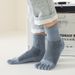 6 Pairs/lot 100% Cotton Man Toes Soft Elastic Endurable Mesh Breathable Deodorant Five Finger Outdoor Sports Socks_desvips.com