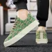 New Trendy Designer Sneakers Breathable Canvas Mens Shoes Black Red Beige Green Trainers Vintage Casual Low-top Skate_desvips.com
