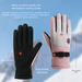 Ski Cotton Gloves Men Winter Thickened Fleece Warm Women Riding Electric Bike Touchscreen Windproof Waterproof Coldproof_desvips.com