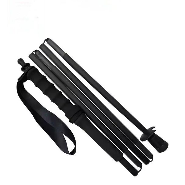 Ultra-light Ultra-short Carbon Fiber Trekking Pole And Cross-country Pole, Foldable, Lightweight, Portable For Outdoor_desvips.com