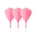 Two-color dart blade durable accessories flying mark One tail kite dart dart wing 3 sets_desvips.com