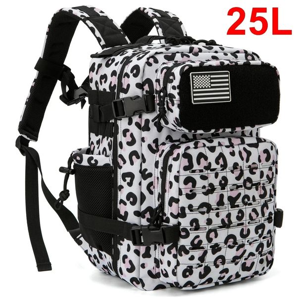25L/45L Tactical Backpack Outdoor For Women/men Laser Cut Molle Hiking 3Day Pack School Bag Gym Rucksack With Dual Cup_desvips.com