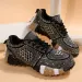 Vintage Rhinestone Handmade Running Woman Versatile Comfortable Flat Durable Sports Breathable Casual College Anti Slip_desvips.com