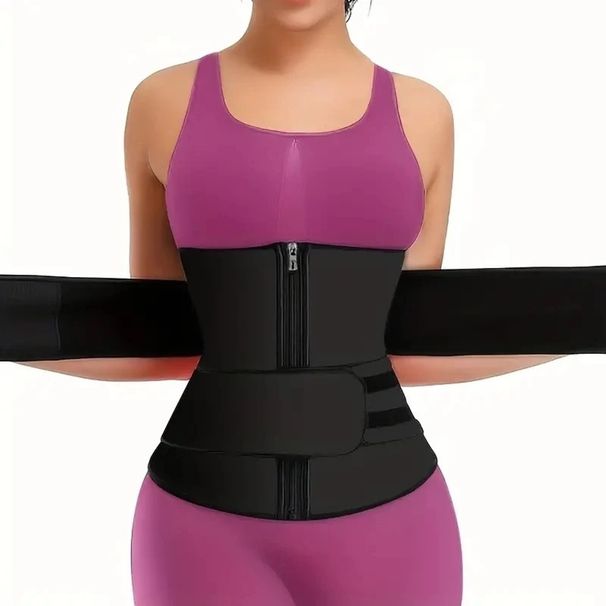 1pc Waist Trainer Slimming Body Shaper Fitness Belt Weight Loss Fat Burning Sport Girdle Sweat Trimmer Workout Cincher_desvips.com