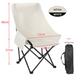 Outdoor Portable High-Back Folding Elevated Arc Moon Camping Fishing Chair, Leisure Beach Space Chair_desvips.com