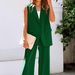 Women's Clothing vest suit with solid colours_desvips.com