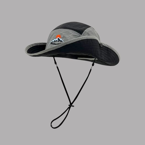 American-style Breathable Quick-dry Fisherman Women, Summer Outdoor Cool Style, Large Brim Sun Protection Hat For_desvips.com