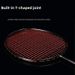 2 Pack Badminton Rackets All Carbon Fiber Durable Training Rackets For Home And Recreational Use Adult_desvips.com